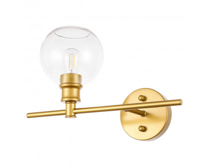 Elegant Wall Sconce - Brass, Left Side (LD2302BR)