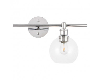 Elegant Wall Sconce - Chrome, Left Side (LD2302C)