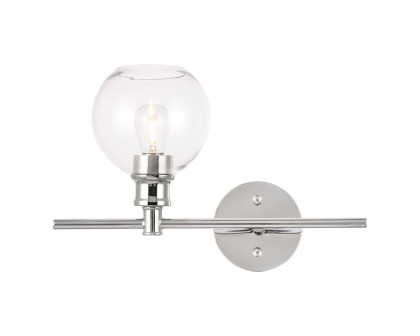 Elegant Wall Sconce - Chrome, Left Side (LD2302C)