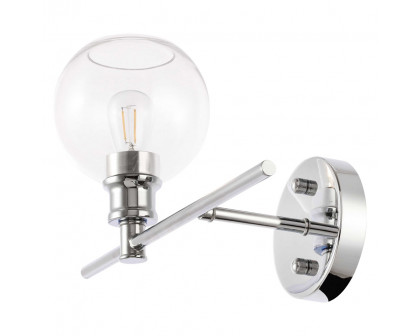 Elegant Wall Sconce - Chrome, Left Side (LD2302C)