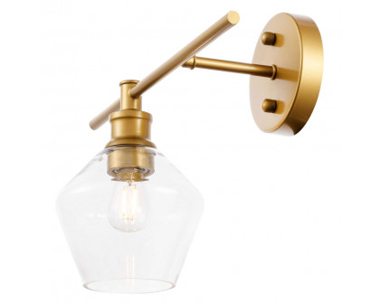 Elegant Wall Sconce - Brass, Right Side (LD2304BR)