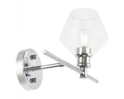 Elegant Wall Sconce - Chrome, Right Side (LD2304C)