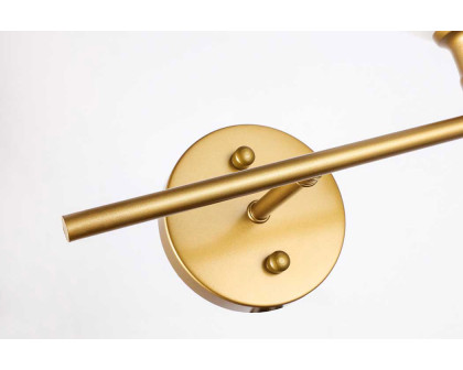 Elegant Wall Sconce - Brass/Matte Glass, Right Side (LD2305BR)