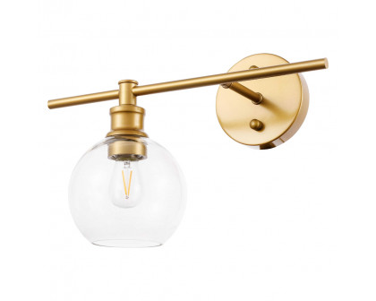 Elegant Wall Sconce - Brass, Right Side (LD2306BR)