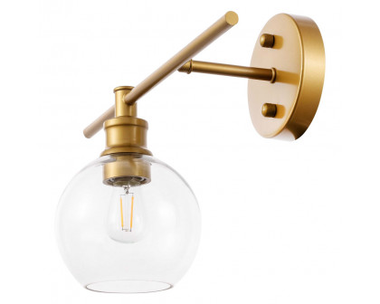 Elegant Wall Sconce - Brass, Right Side (LD2306BR)