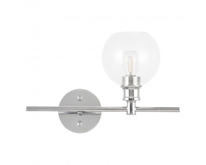 Elegant Wall Sconce - Chrome, Right Side (LD2306C)