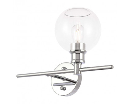 Elegant Wall Sconce - Chrome, Right Side (LD2306C)