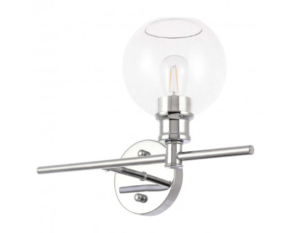 Elegant Wall Sconce - Chrome, Right Side (LD2306C)