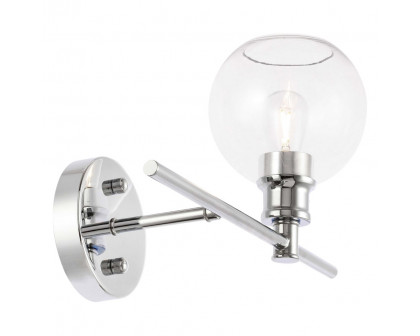 Elegant Wall Sconce - Chrome, Right Side (LD2306C)