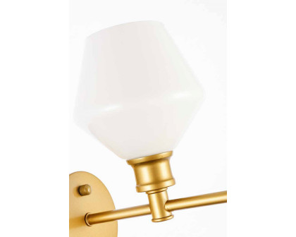 Elegant Wall Sconce - Brass/Matte Glass (LD2309BR)