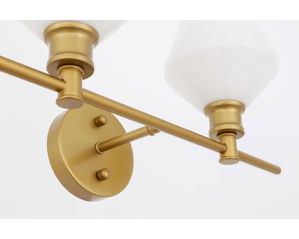 Elegant Wall Sconce - Brass/Matte Glass (LD2313BR)