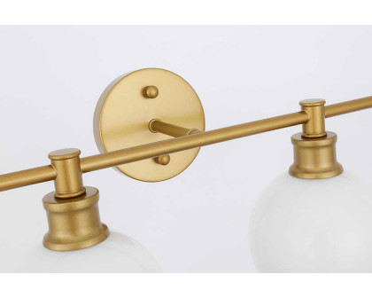 Elegant Wall Sconce - Brass/Matte Glass (LD2315BR)