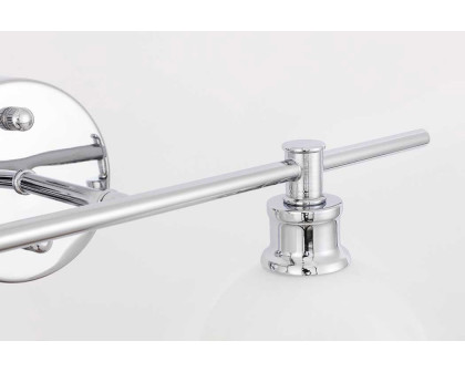 Elegant Wall Sconce - Chrome/Matte Glass (LD2315C)