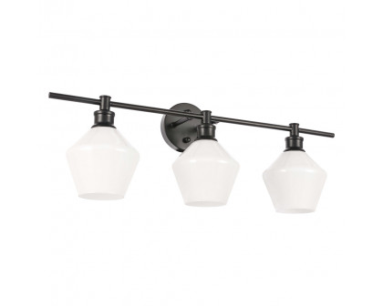 Elegant Wall Sconce - Black/Matte Glass (LD2317BK)