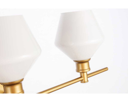 Elegant Wall Sconce - Brass/Matte Glass (LD2317BR)