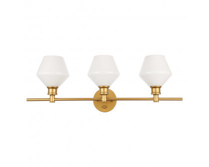 Elegant Wall Sconce - Brass/Matte Glass (LD2317BR)