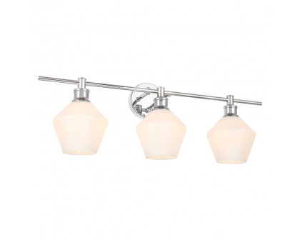 Elegant Wall Sconce - Chrome/Matte Glass (LD2317C)