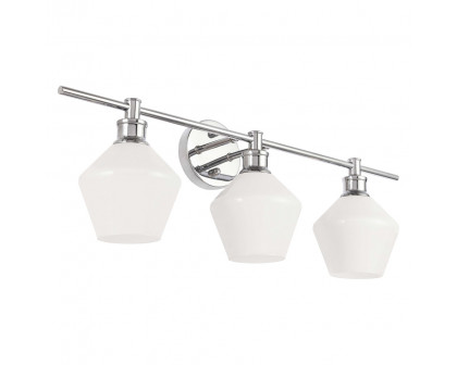 Elegant Wall Sconce - Chrome/Matte Glass (LD2317C)