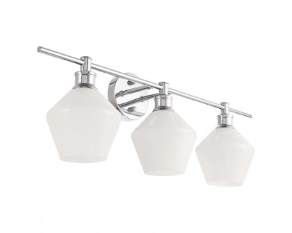 Elegant Wall Sconce - Chrome/Matte Glass (LD2317C)