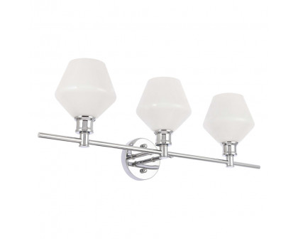 Elegant Wall Sconce - Chrome/Matte Glass (LD2317C)