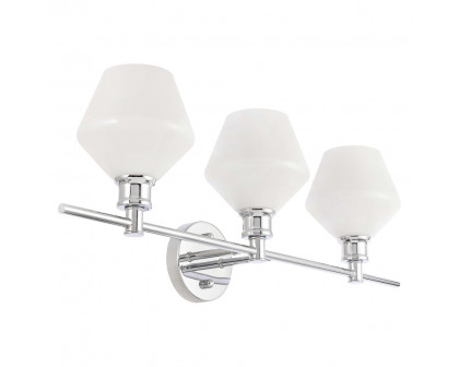 Elegant Wall Sconce - Chrome/Matte Glass (LD2317C)