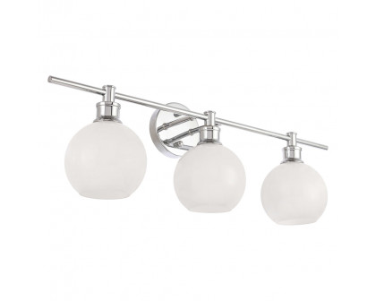 Elegant Wall Sconce - Chrome/Matte Glass (LD2319C)