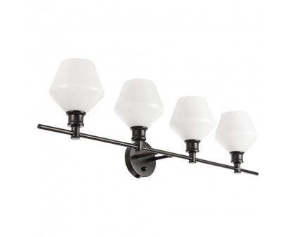 Elegant Wall Sconce - Black/Matte Glass (LD2321BK)