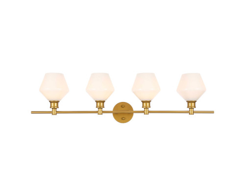 Elegant Wall Sconce - Brass/Matte Glass (LD2321BR)