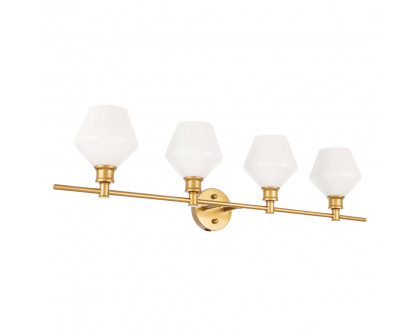 Elegant Wall Sconce - Brass/Matte Glass (LD2321BR)