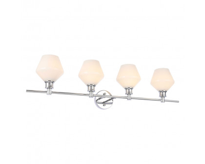 Elegant Wall Sconce - Chrome/Matte Glass (LD2321C)