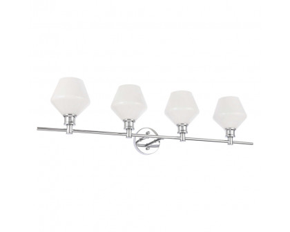 Elegant Wall Sconce - Chrome/Matte Glass (LD2321C)