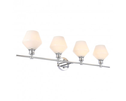 Elegant Wall Sconce - Chrome/Matte Glass (LD2321C)