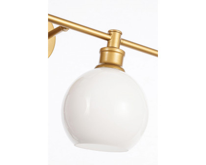 Elegant Wall Sconce - Brass/Matte Glass (LD2323BR)