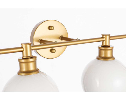 Elegant Wall Sconce - Brass/Matte Glass (LD2323BR)