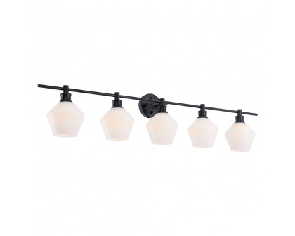 Elegant Wall Sconce - Black/Matte Glass (LD2325BK)