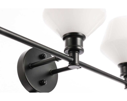 Elegant Wall Sconce - Black/Matte Glass (LD2325BK)