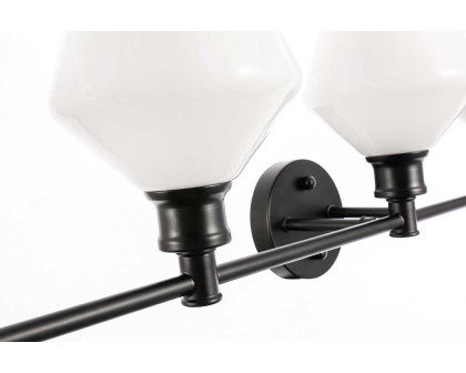 Elegant Wall Sconce - Black/Matte Glass (LD2325BK)