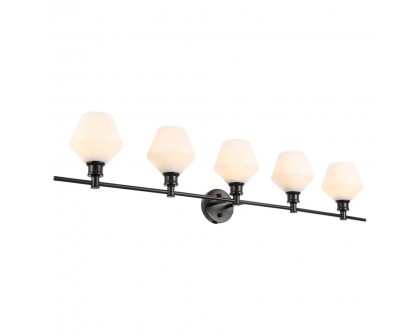 Elegant Wall Sconce - Black/Matte Glass (LD2325BK)