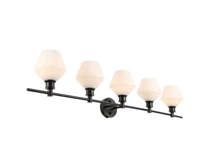 Elegant Wall Sconce - Black/Matte Glass (LD2325BK)