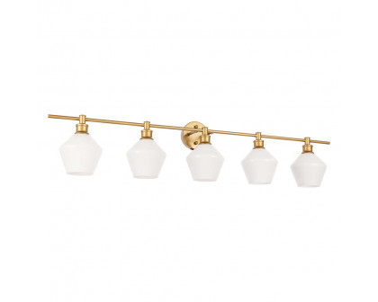 Elegant Wall Sconce - Brass/Matte Glass (LD2325BR)