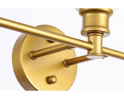 Elegant Wall Sconce - Brass/Matte Glass (LD2325BR)