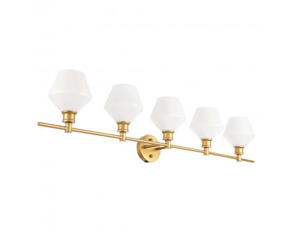 Elegant Wall Sconce - Brass/Matte Glass (LD2325BR)