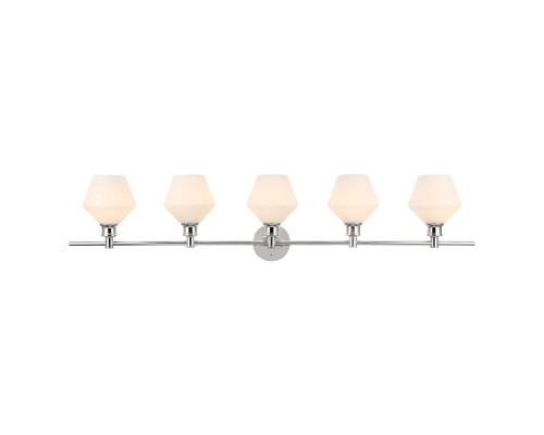 Elegant Wall Sconce - Chrome/Matte Glass (LD2325C)