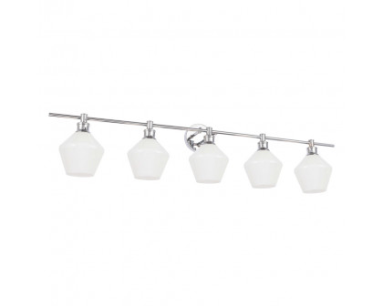 Elegant Wall Sconce - Chrome/Matte Glass (LD2325C)