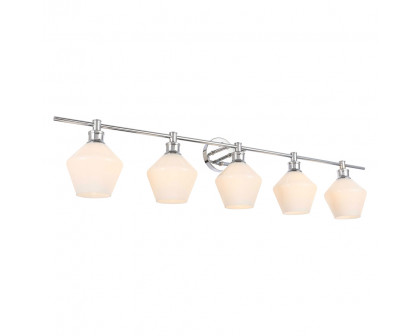 Elegant Wall Sconce - Chrome/Matte Glass (LD2325C)