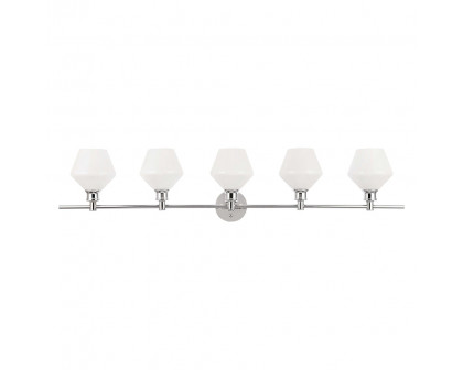 Elegant Wall Sconce - Chrome/Matte Glass (LD2325C)