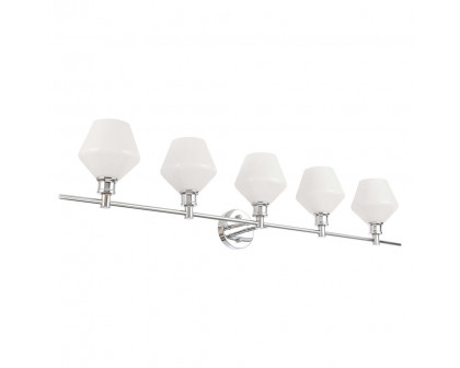 Elegant Wall Sconce - Chrome/Matte Glass (LD2325C)