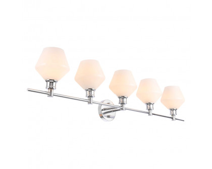 Elegant Wall Sconce - Chrome/Matte Glass (LD2325C)