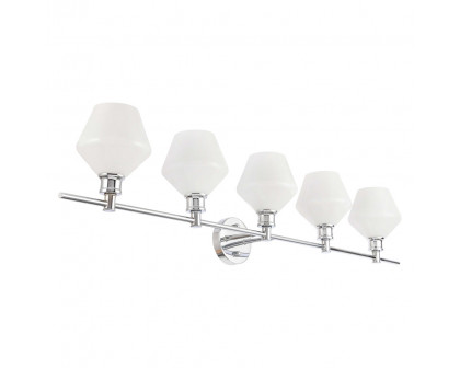 Elegant Wall Sconce - Chrome/Matte Glass (LD2325C)