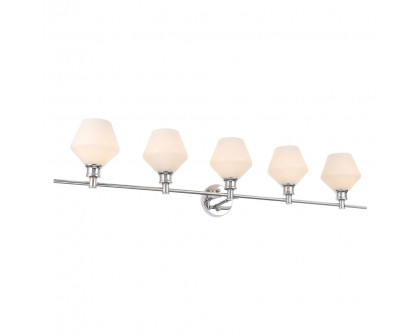 Elegant Wall Sconce - Chrome/Matte Glass (LD2325C)